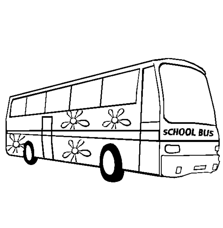 Bus: Ausmalbilder & Malvorlagen - 100% KOSTENLOS