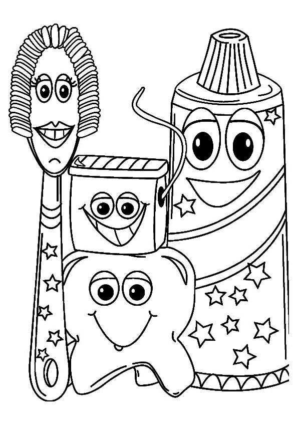 Zahnarzt Malvorlagen Ausdrucken Sketch Coloring Page