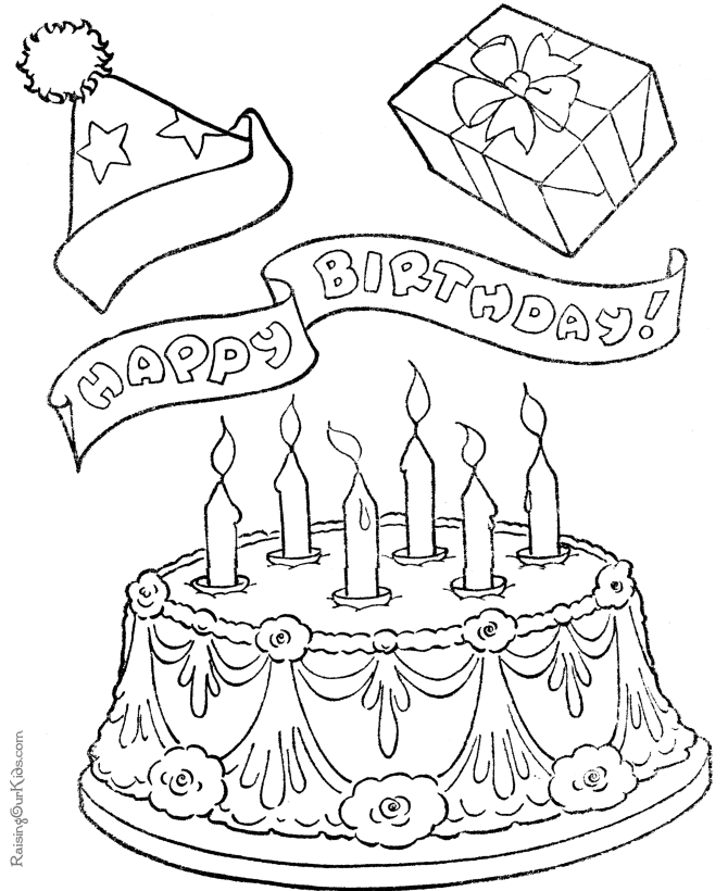 Alles Gute zum Geburtstag Ausmalbilder & Malvorlagen Alles Gute zum Geburtstag Ausmalbilder & Malvorlagen