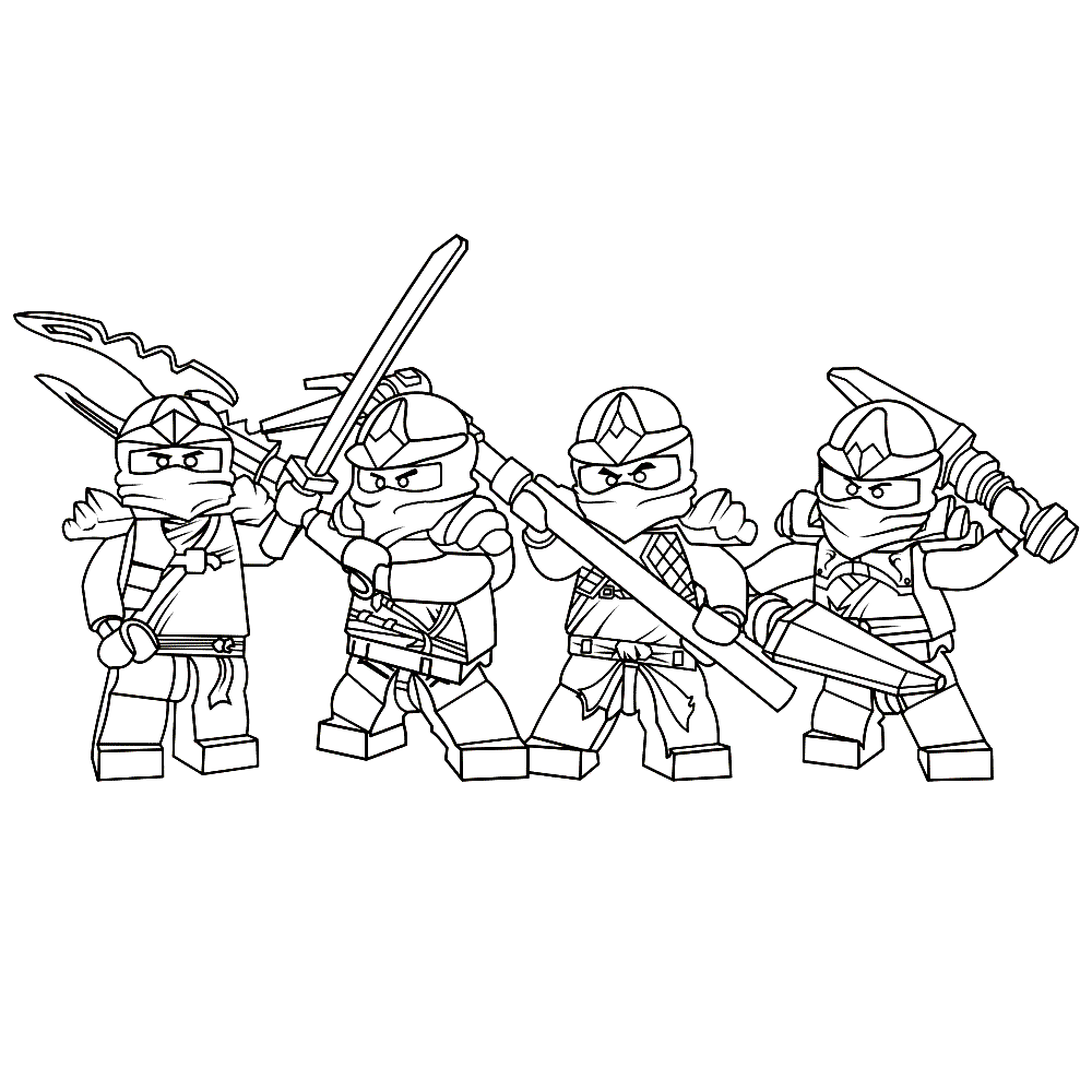 Lego Ninjago Ausmalbilder Malvorlagen 100 KOSTENLOS