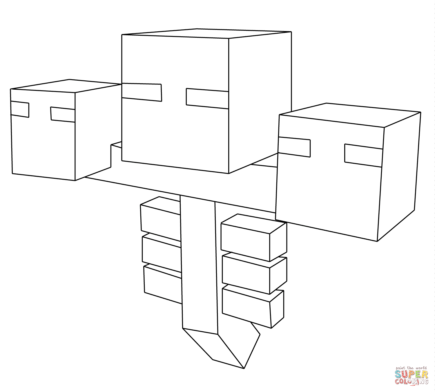 desenhos do minecraft para imprimir e montar  Minecraft ausmalbilder,  Kostenlose ausmalbilder, Ausmalbilder