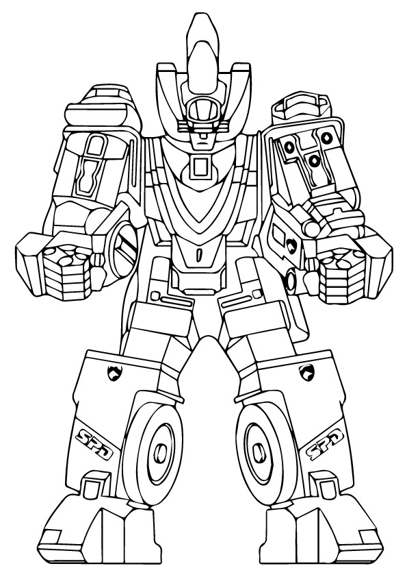 Roboter: Ausmalbilder & Malvorlagen - 100% KOSTENLOS
