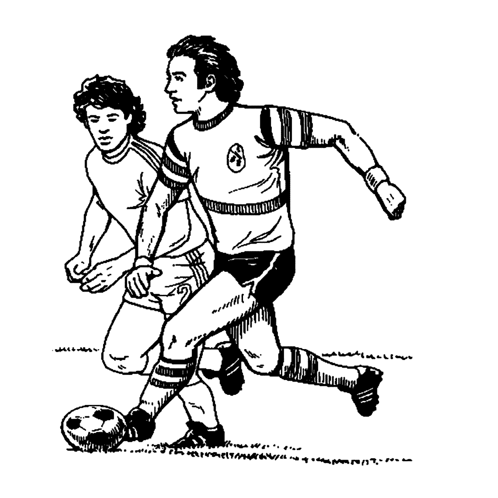 Fußball: Ausmalbilder & Malvorlagen - 100% KOSTENLOS