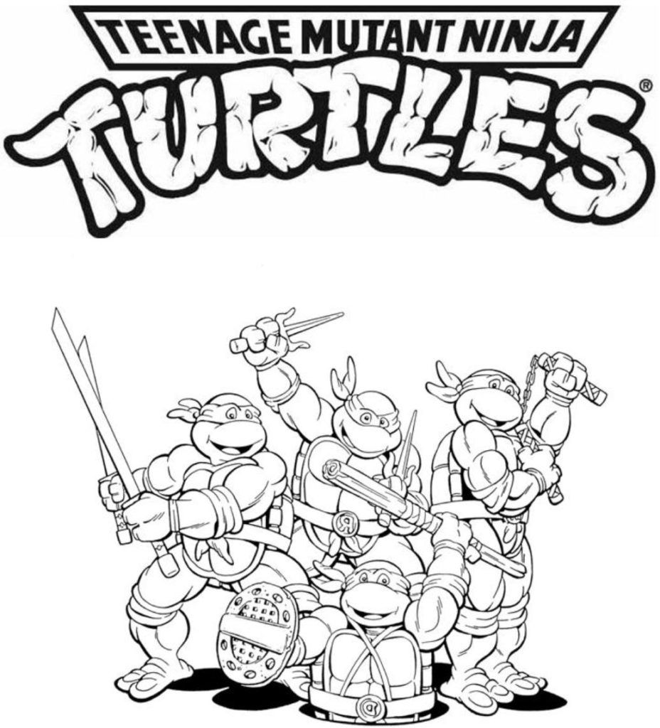 Teenage Mutant Ninja Turtles: Ausmalbilder & Malvorlagen - 100% KOSTENLOS