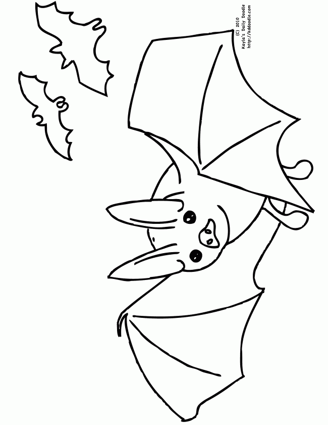 Fledermaus: Ausmalbilder & Malvorlagen - 100% KOSTENLOS
