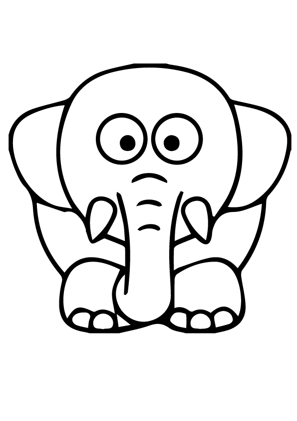 Elefant: Ausmalbilder & Malvorlagen - 100% KOSTENLOS