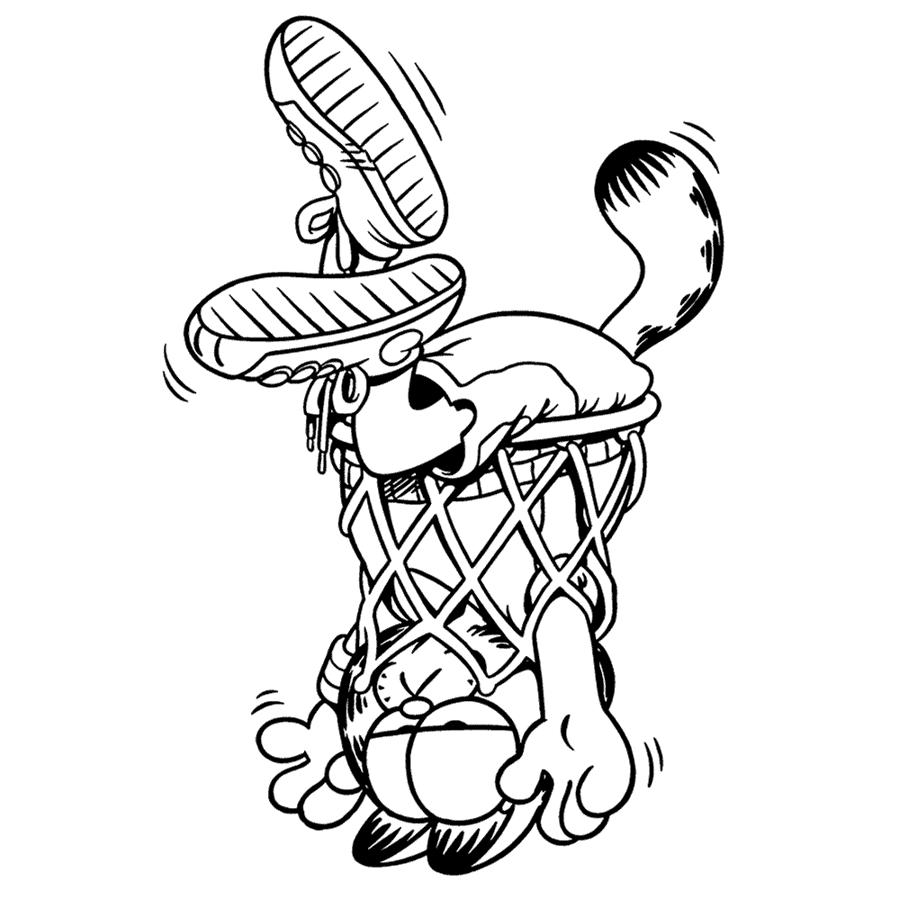Garfield: Ausmalbilder & Malvorlagen - 100% KOSTENLOS