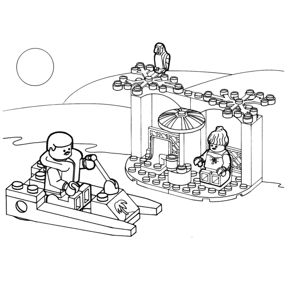 Lego: Ausmalbilder & Malvorlagen - 100% KOSTENLOS