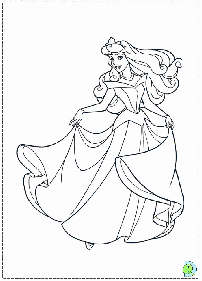 ausmalbilder dornröschen