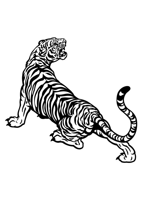 tiger: ausmalbilder & malvorlagen - 100% kostenlos
