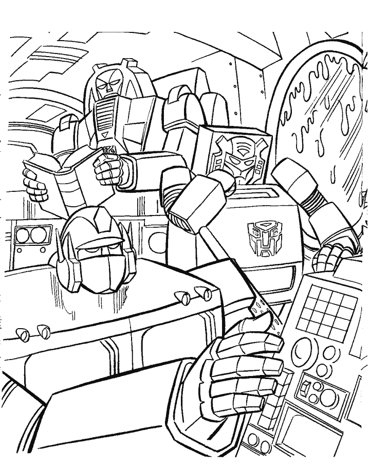 Transformers: Ausmalbilder & Malvorlagen - 100% KOSTENLOS