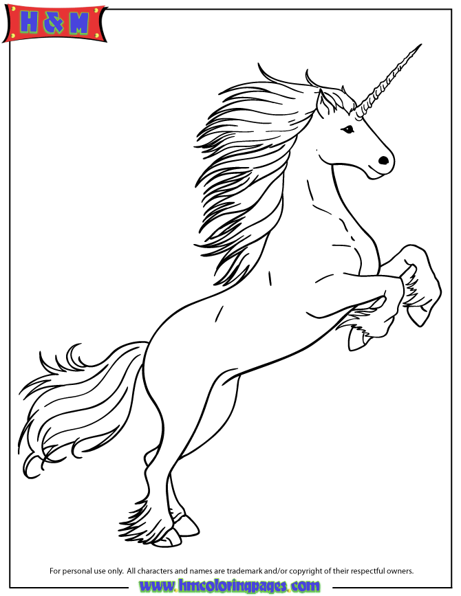 Einhorn Ausmalbilder &amp; Malvorlagen 100 KOSTENLOS